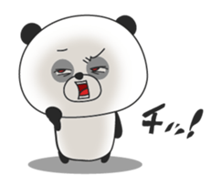 A surrealism panda sticker #1105678