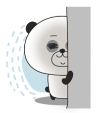 A surrealism panda sticker #1105682