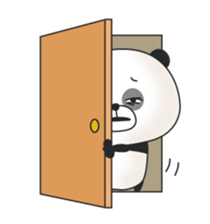 A surrealism panda sticker #1105684