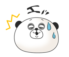 A surrealism panda sticker #1105686