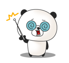 A surrealism panda sticker #1105695