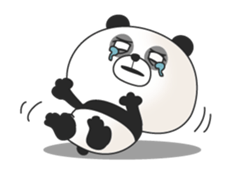 A surrealism panda sticker #1105696