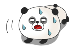 A surrealism panda sticker #1105697