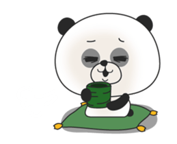 A surrealism panda sticker #1105699