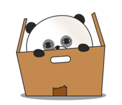 A surrealism panda sticker #1105702