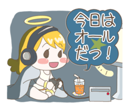An angel's gamer sticker #1105865