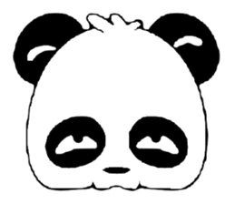 pretty panda sticker #1105906