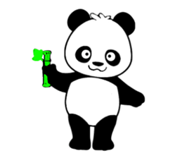 pretty panda sticker #1105910