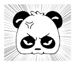 pretty panda sticker #1105912