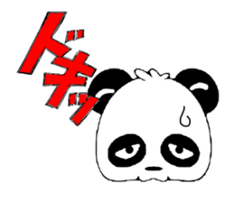 pretty panda sticker #1105918