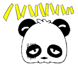pretty panda sticker #1105919