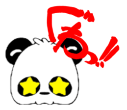 pretty panda sticker #1105925