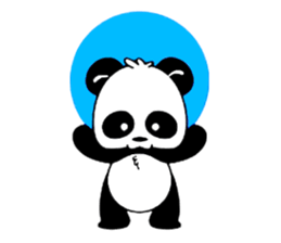 pretty panda sticker #1105926