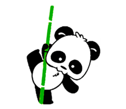 pretty panda sticker #1105927