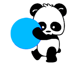 pretty panda sticker #1105928