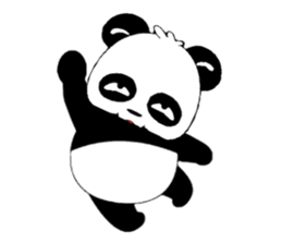 pretty panda sticker #1105932