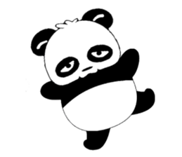 pretty panda sticker #1105936