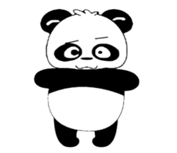 pretty panda sticker #1105937