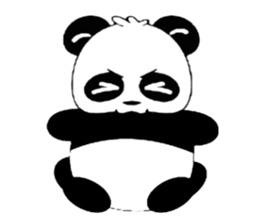 pretty panda sticker #1105939