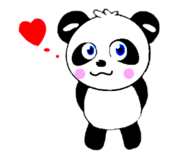 pretty panda sticker #1105941