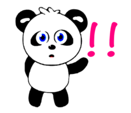 pretty panda sticker #1105942