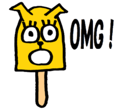 Icecream-dog sticker #1105949