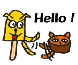 Icecream-dog sticker #1105956