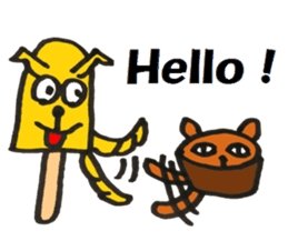 Icecream-dog sticker #1105956