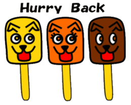 Icecream-dog sticker #1105963