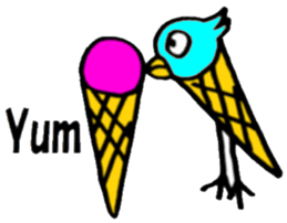 Icecream-dog sticker #1105981