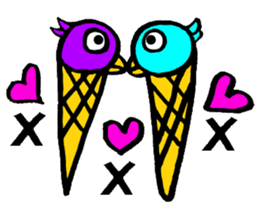 Icecream-dog sticker #1105982