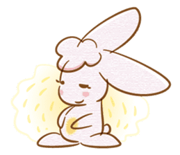 Let's get pregnancy! "ninkatsu" rabbits sticker #1106209