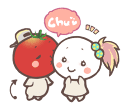 Mr.Tomato & Miss Egg sticker #1106310
