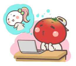 Mr.Tomato & Miss Egg sticker #1106318