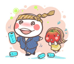 Mr.Tomato & Miss Egg sticker #1106321