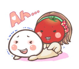 Mr.Tomato & Miss Egg sticker #1106328