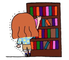 Preppy girl sticker #1106512