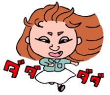 Preppy girl sticker #1106513