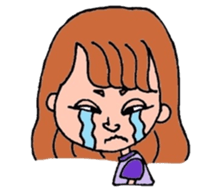 Preppy girl sticker #1106517