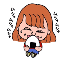 Preppy girl sticker #1106519