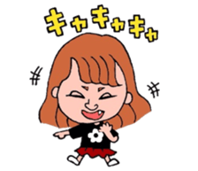 Preppy girl sticker #1106520