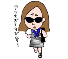 Preppy girl sticker #1106527
