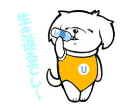 A delinquent Pekingese sticker #1106546