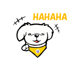 A delinquent Pekingese sticker #1106557