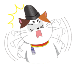 Court noble cat NYANMARO sticker #1106649