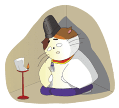 Court noble cat NYANMARO sticker #1106657