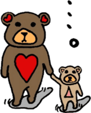 The sheep and bear sticker #1107850