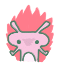 cozy rabbit and caterpillar sticker #1108481