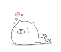 Cat and chick. sticker #1108708