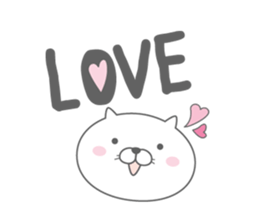 Cat and chick. sticker #1108710